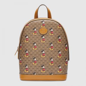 Gucci GG Women Disney x Gucci Small Backpack GG Supreme Canvas