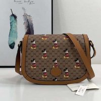 Gucci GG Women Disney x Gucci Small Shoulder Bag GG Supreme Canvas