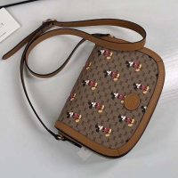 Gucci GG Women Disney x Gucci Small Shoulder Bag GG Supreme Canvas