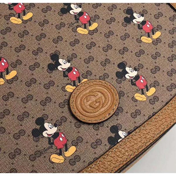 Gucci GG Women Disney x Gucci Small Shoulder Bag GG Supreme Canvas (8)