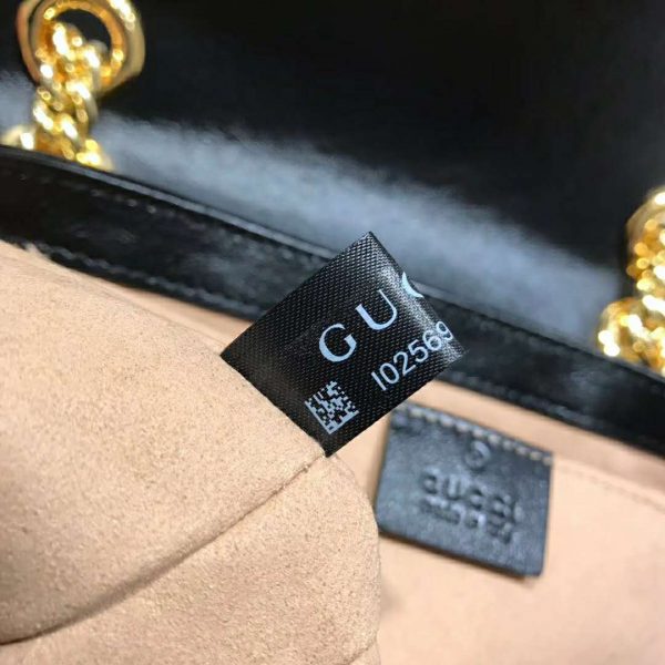 Gucci GG Women GG Marmont Mini Bag Beige Original Canvas (9)
