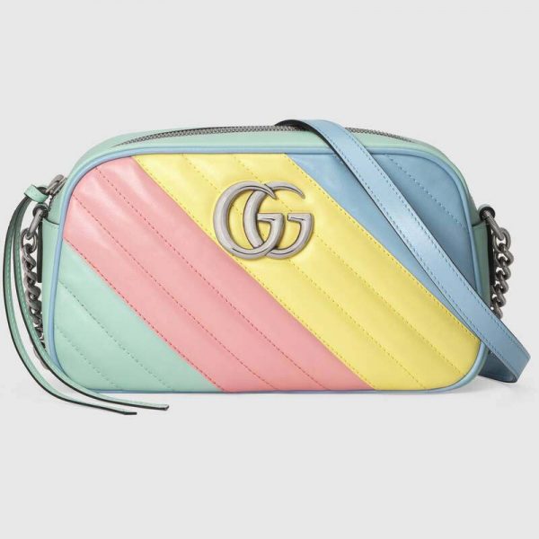 Gucci GG Women GG Marmont Small Shoulder Bag Diagonal Matelassé