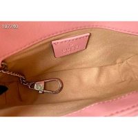 Gucci GG Women GG Marmont Super Mini Bag Pink Matelassé Chevron