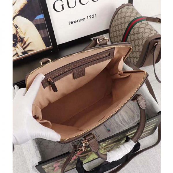 Gucci GG Women Gucci 1955 Horsebit Medium Top Handle Bag (11)