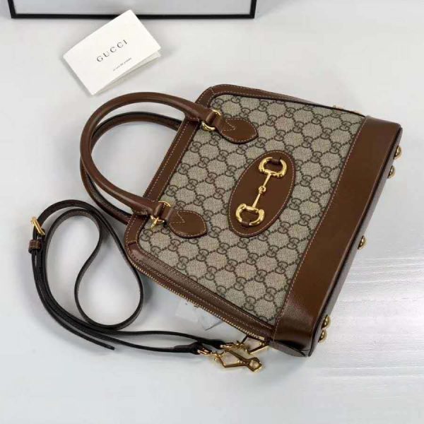 Gucci GG Women Gucci 1955 Horsebit Small Top Handle Bag (6)