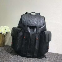 Louis Vuitton LV Men Christopher PM Backpack Taurillon Cowhide Leather