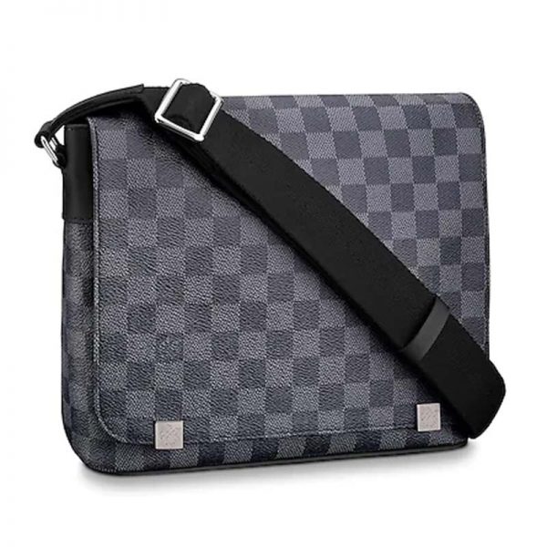 Louis Vuitton LV Men District GM Bag Damier Ebene Canvas