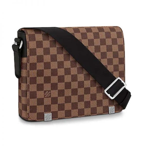 Louis Vuitton LV Men District MM Bag Damier Ebene Canvas