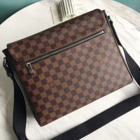 Louis Vuitton LV Men District MM Bag Damier Ebene Canvas