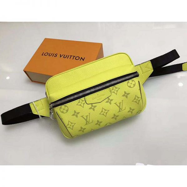 Louis Vuitton LV Men Outdoor Bumbag in Monogram Canvas-Lime (2)