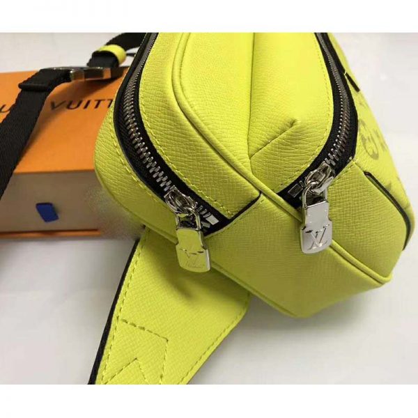 Louis Vuitton LV Men Outdoor Bumbag in Monogram Canvas-Lime (7)