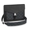 Louis Vuitton LV Men Outdoor Flap Messenger Monogram Eclipse Canvas