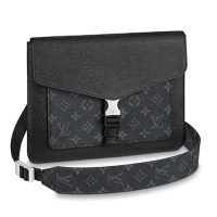 Louis Vuitton LV Men Outdoor Flap Messenger Monogram Eclipse Canvasessenger Monogram Eclipse Canvas (1)