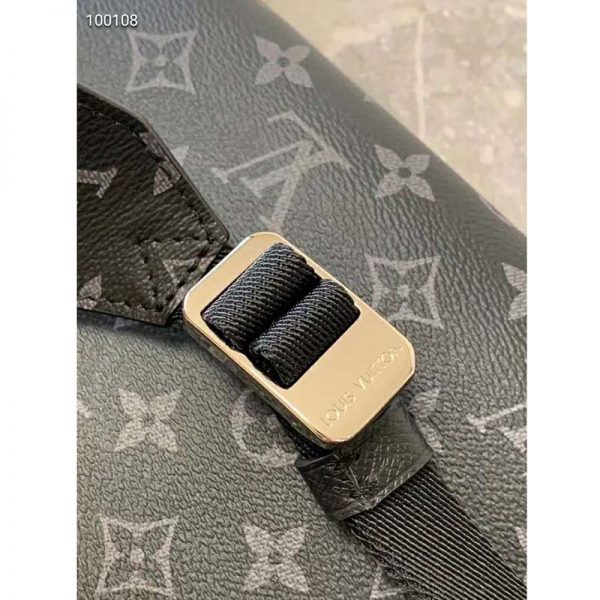 Louis Vuitton LV Men Outdoor Flap Messenger Monogram Eclipse Canvas (6)