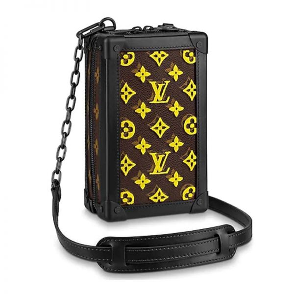 Louis Vuitton LV Men Vertical Soft Trunk Bag Coated Canvas-Yellow