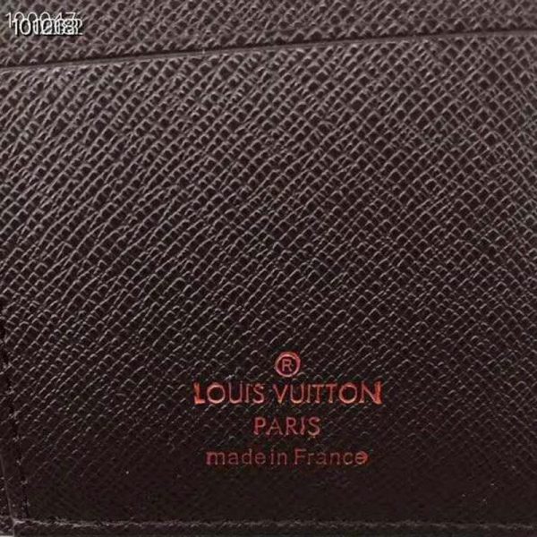 Louis Vuitton LV Unisex Brazza Wallet Iconic Damier Ebène-Brown (9)