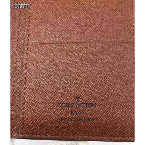 Louis Vuitton LV Unisex Brazza Wallet in Monogram Canvas-Brown (10)
