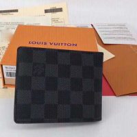 Louis Vuitton LV Unisex Multiple Wallet Damier Cobalt Canvas-Grey