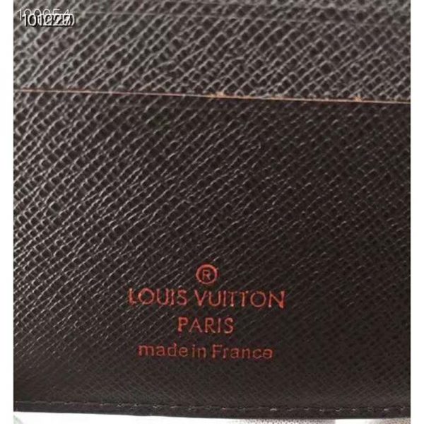 Louis Vuitton LV Unisex Multiple Wallet Damier Ebène Canvas-Brown (10)