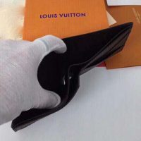 Louis Vuitton LV Unisex Multiple Wallet Damier Ebène Canvas-Brown