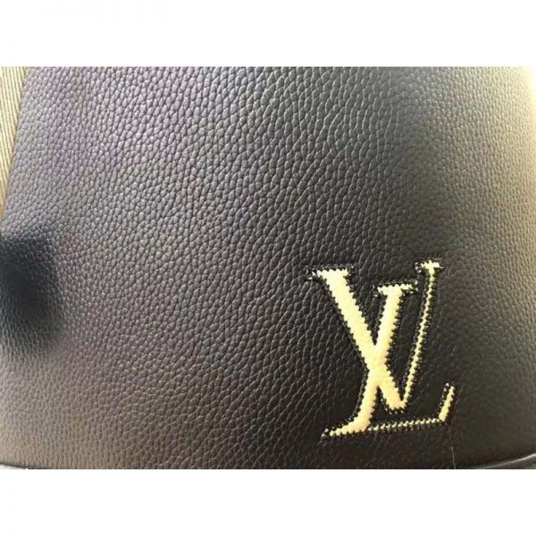 Louis Vuitton LV Unisex Noé Backpack Taurillon Leather-Black (5)