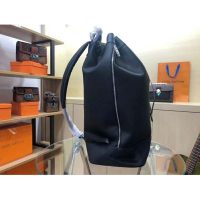 Louis Vuitton LV Unisex Noé Backpack Taurillon Leather-Black