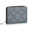 Louis Vuitton LV Unisex Zippy Coin Purse Monogram LV Pop Blue