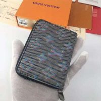 Louis Vuitton LV Unisex Zippy Coin Purse Monogram LV Pop Blue