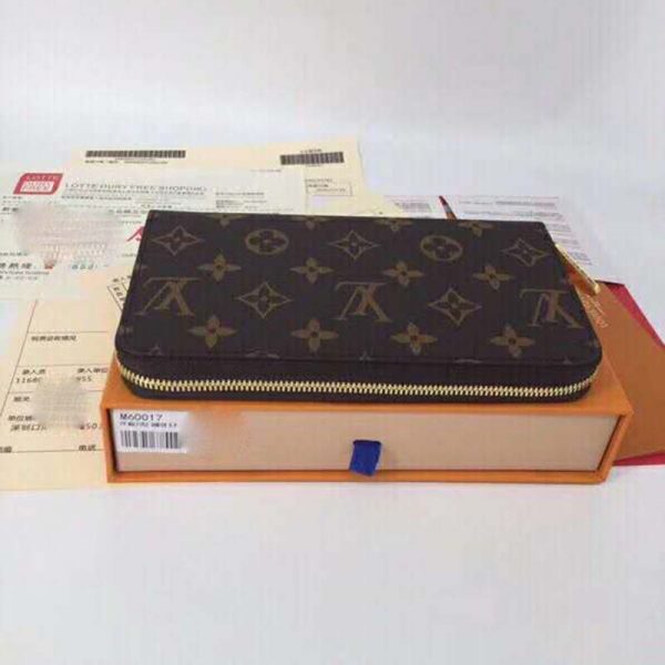 Louis Vuitton LV Unisex Zippy Organizer Wallet Historic Monogram Canvas (2)