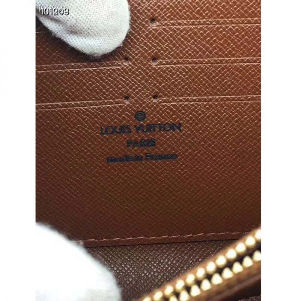 Louis Vuitton LV Unisex Zippy Organizer Wallet Historic Monogram Canvas (8)