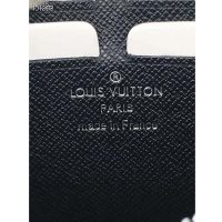 Louis Vuitton LV Unisex Zippy Vertical Wallet Monogram Eclipse Canvas