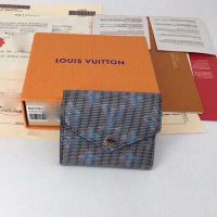 Louis Vuitton LV Unisex Zoe Wallet Monogram LV Pop Blue