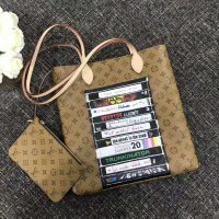 Louis Vuitton LV Women Carry It Signature Monogram Reverse Canvas