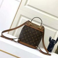 Louis Vuitton LV Women Dauphine Backpack PM Monogram Canvas-Brown