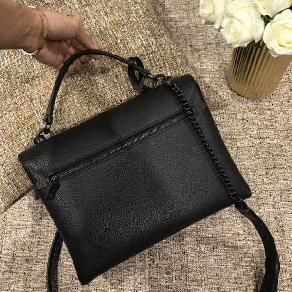 Louis Vuitton LV Women Mylockme Bag Soft Grained Calfskin-Black (2)