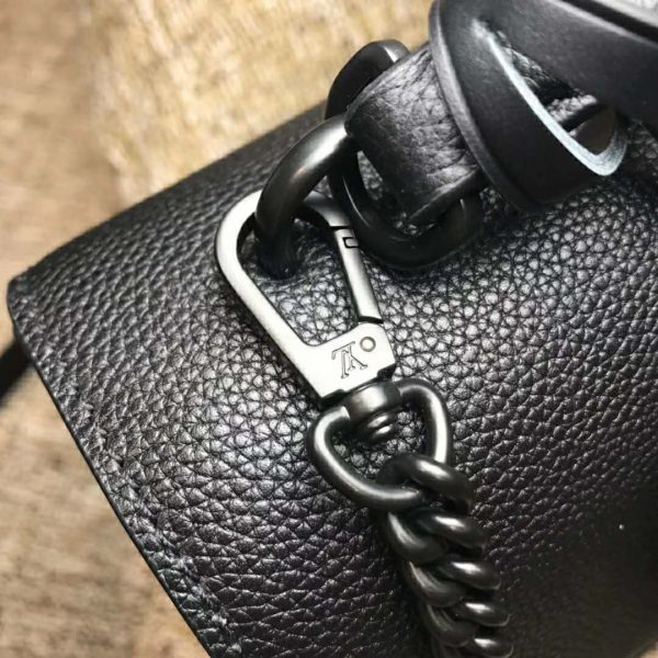 Louis Vuitton LV Women Mylockme Bag Soft Grained Calfskin-Black (7)