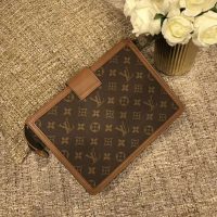 Louis Vuitton LV Women Pochette Dauphine Monogram Canvas-Brown