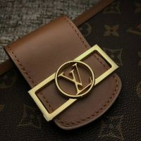 Louis Vuitton LV Women Pochette Dauphine Monogram Canvas-Brown