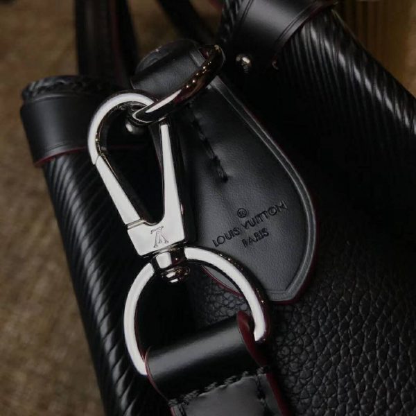 Louis Vuitton LV Women Soufflot MM in Epi Leather-Black (7)