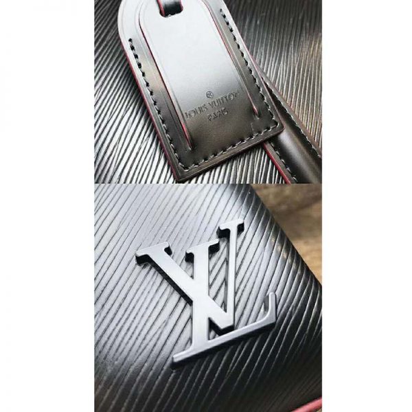 Louis Vuitton LV Women Soufflot MM in Epi Leather-Black (8)