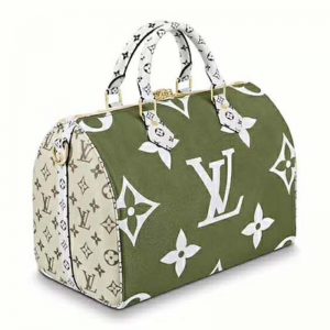 Louis Vuitton LV Women Speedy Bandoulière 30 in Monogram Canvas-Dark Green