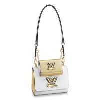 Louis Vuitton LV Women Twist PM and Twisty Epi leather-White