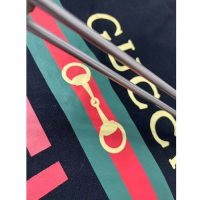 Gucci GG Men’s Gucci Boutique Print Oversize T-Shirt-Black