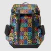 Gucci GG Unisex Medium GG Psychedelic Backpack Psychedelic Supreme Canvas