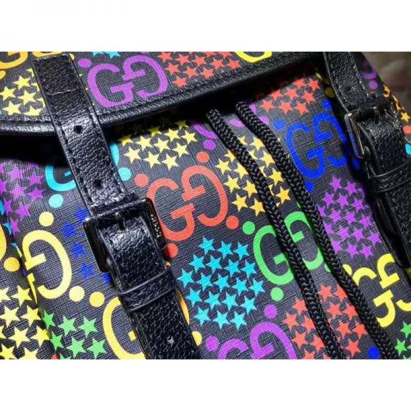 Gucci GG Unisex Medium GG Psychedelic Backpack Psychedelic Supreme Canvas (5)