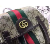 Gucci GG Unisex Ophidia GG Medium Backpack BeigeEbony Supreme Canvas