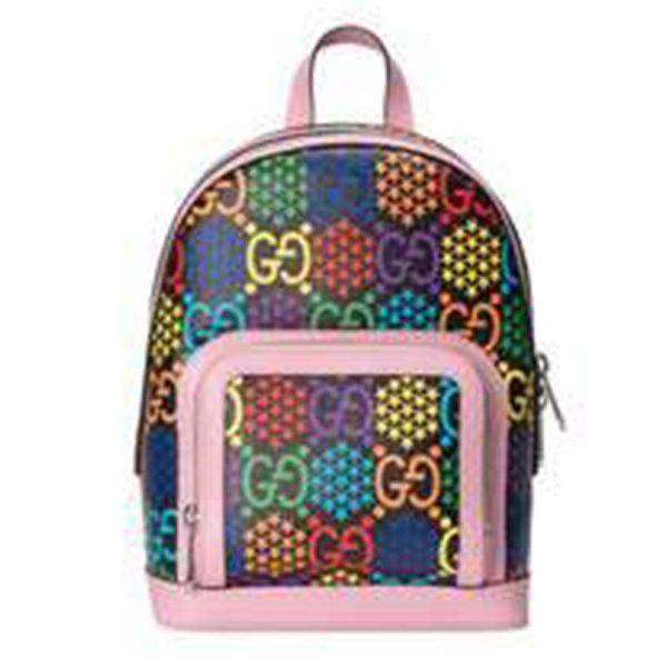 Gucci GG Unisex Small GG Psychedelic Backpack Psychedelic Supreme Canvas