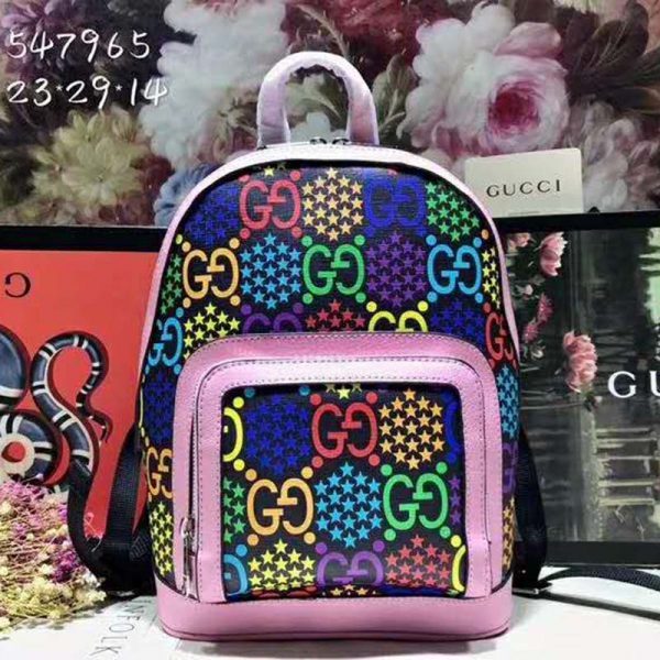 Gucci GG Unisex Small GG Psychedelic Backpack Psychedelic Supreme Canvas (2)