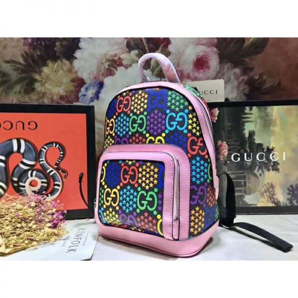 Gucci GG Unisex Small GG Psychedelic Backpack Psychedelic Supreme Canvas (3)