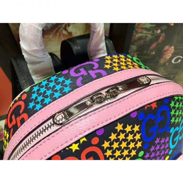 Gucci GG Unisex Small GG Psychedelic Backpack Psychedelic Supreme Canvas (8)